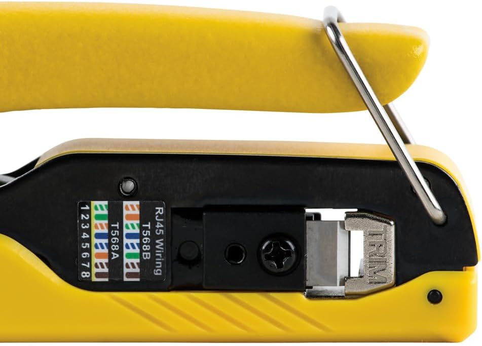 Klein Tools 80093 Cable Tester, VDV LAN Kit with LAN Tester, Pass Thru Crimper, CAT6/CAT5e Plugs and Strain Relief Boots, 5-Piece