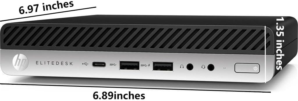 HP EliteDesk 705 G4 Mini Desktop Computer, AMD Quad-Core Ryzen 5 2400GE up to 3.8GHz, 16GB DDR4 RAM, 512GB SSD, Keyboard, Mouse, Windows 11 (Renewed)