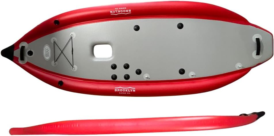 BKC SUP AIR 13-Foot Inflatable Stand Up Paddle Board w/Pedal Drive, Seat, Paddle