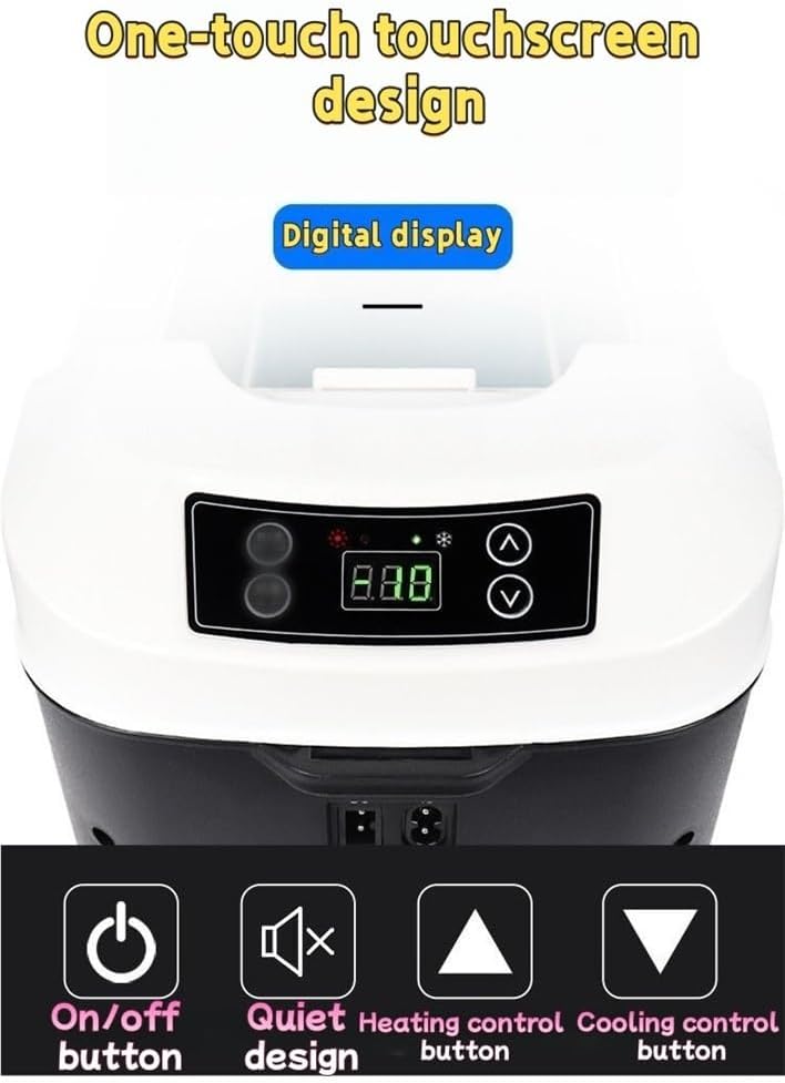 12v Portable Fridge, Car Fridge, 11QT(10L) Electric Cooler, Portable Freezer 110-240V for Truck Van RV Camper SUV Travel Camping Road Trips Tailgating, -8℉~50℉