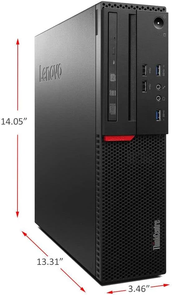 Lenovo ThinkCentre M700 SFF Gaming Desktop Computer i7 6700 up to 4.0GHz,32GB RAM New 1TB SSD, NVIDIA GT 1030 2GB,USB WiFi BT,DVD-RW,Wireless Keyboard & Mouse,Windows 10 Pro (Renewed)