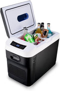 28L/30Qt Portable Car Refrigerator with Digital Display, Electric Cooler & Warmer, 0°F to 149°F, 12/24V DC & 110V AC, Fridge for Camping, RV, SUV, Travel, Home