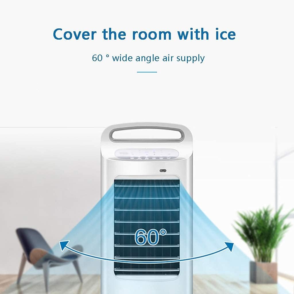 Cooling Fan Cooling Fan Household Cooling Fan Water Cooling Fan Single Cooling Electric Fan Air Humidifier Removable Fan (Colour: White Size: 30 x 30 x 77 cm) (White 30 x 30 cm)