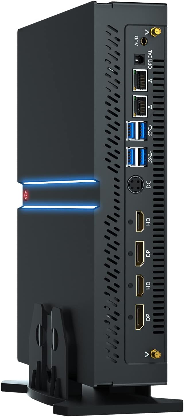 msecore Mini Gaming PC with Core i9-12900F Upto 5.1GHz, 64G DDR5 RAM 2T PCIE 4.0 SSD, Geforce RTX 3060 12G Desktop Computer, 2* HDMI, 2* DisplayPort, WiFi 6e, 8K, Windows 11 Pro