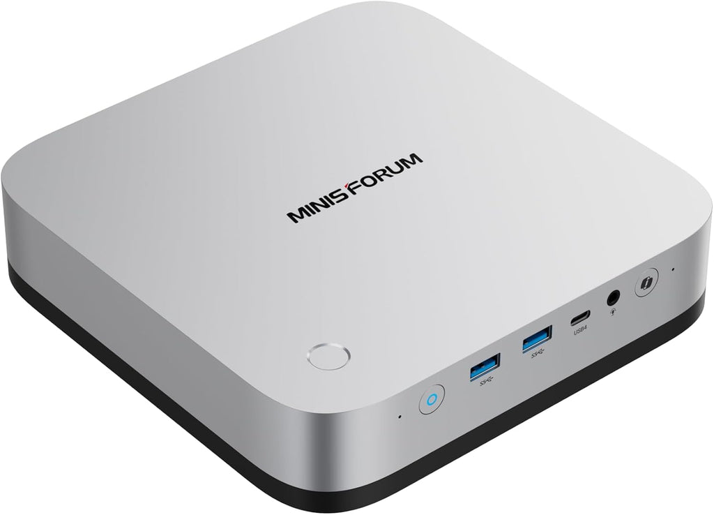 MINISFORUM AI X1 Pro-470 Mini PC AMD Ryzen AI 9 HX 470 Processor, Radeon 890M Graphics Desktop Computer, 32GB DDR5 1TB SSD, HDMI/DP/2xUSB4 Output, 2X RJ45, WiFi7, BT5.4, AI Micro Computer