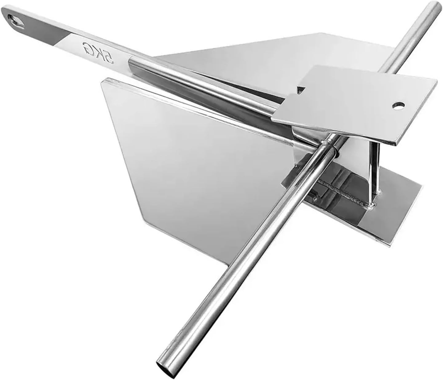 Folding Anchor, Marine Parts Accessories 316 Stainless Steel Boat Anchor,for Small Boats Canoe Paddle Boards