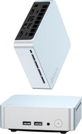 Getorli Mini PC AMD Ryzen 5 3550H (Max 3.7GHz), 16G DDR4 1TB NVMe SSD Mini Computers, Triple 4K Display Mini Desktop Computer, WiFi 6 Bluetooth 5.3, Dual HDMI Type-C, Small PC for Office, Home, HTPC
