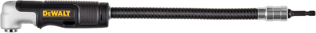 DEWALT FLEXTORQ Right Angle Drill Attachment,4-in-1 System,12-Inch Compact,Straight Flexible Shaft 90 Degree Drill Adapter (DWAMRASETFT),(Pack of 5)