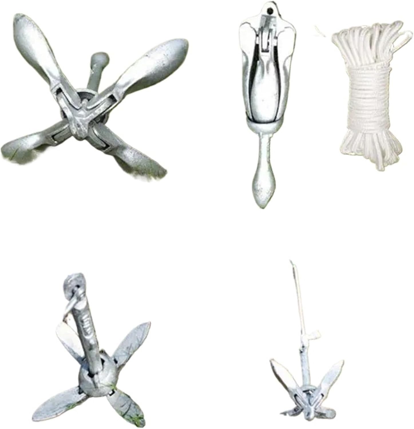 Folding Anchor, New Folding Anchor Aluminum Claw Shape Boat,for Small Boats Canoe Paddle Boards
