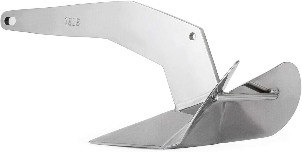 ISURE MARINE Stainless Steel Delta/Wing Style Boat Anchor Heavy Duty Triangular Anchor 11lb / 13lb / 16lb /17.5lb / 22lb / 33lb / 35lb Wing Style Triangle Anchor