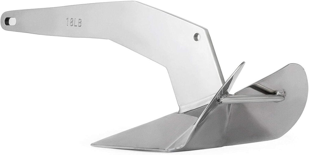 ISURE MARINE Stainless Steel Delta/Wing Style Boat Anchor Heavy Duty Triangular Anchor 11lb / 13lb / 16lb /17.5lb / 22lb / 33lb / 35lb Wing Style Triangle Anchor