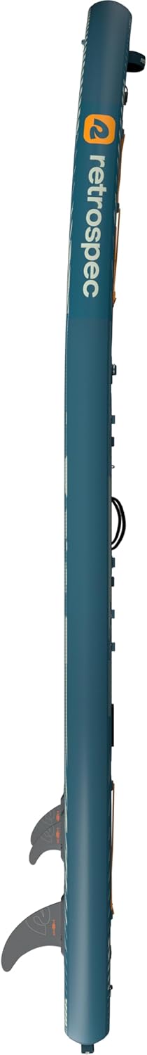 Retrospec June Inflatable Fishing Paddle Board 11'6' with Removable Seat – Puncture-Resistant Paddle Board for Fishing with Rod Holders, Non-Slip Deck Pad & Accessories