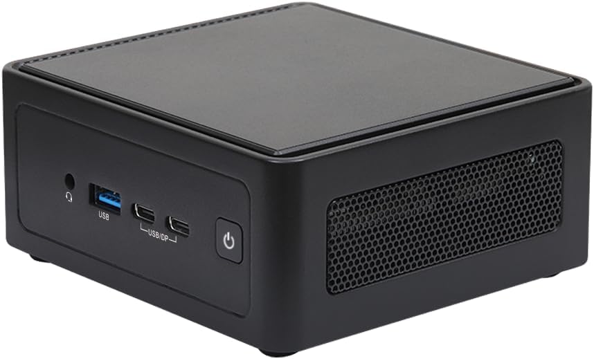 4X4 BOX-AI340 Mini Gaming PC AMD Ryzen AI 5 340 Series, AMD RDNA 3.5 GPU, XDNA 2 NPU, Up to 50 NPU TOPs, 6 cores, Up to 8k Quad Display, Wi-Fi 6E, BT 5.2, Up to 4.8GHz Support Copilot+ PC, Desktop