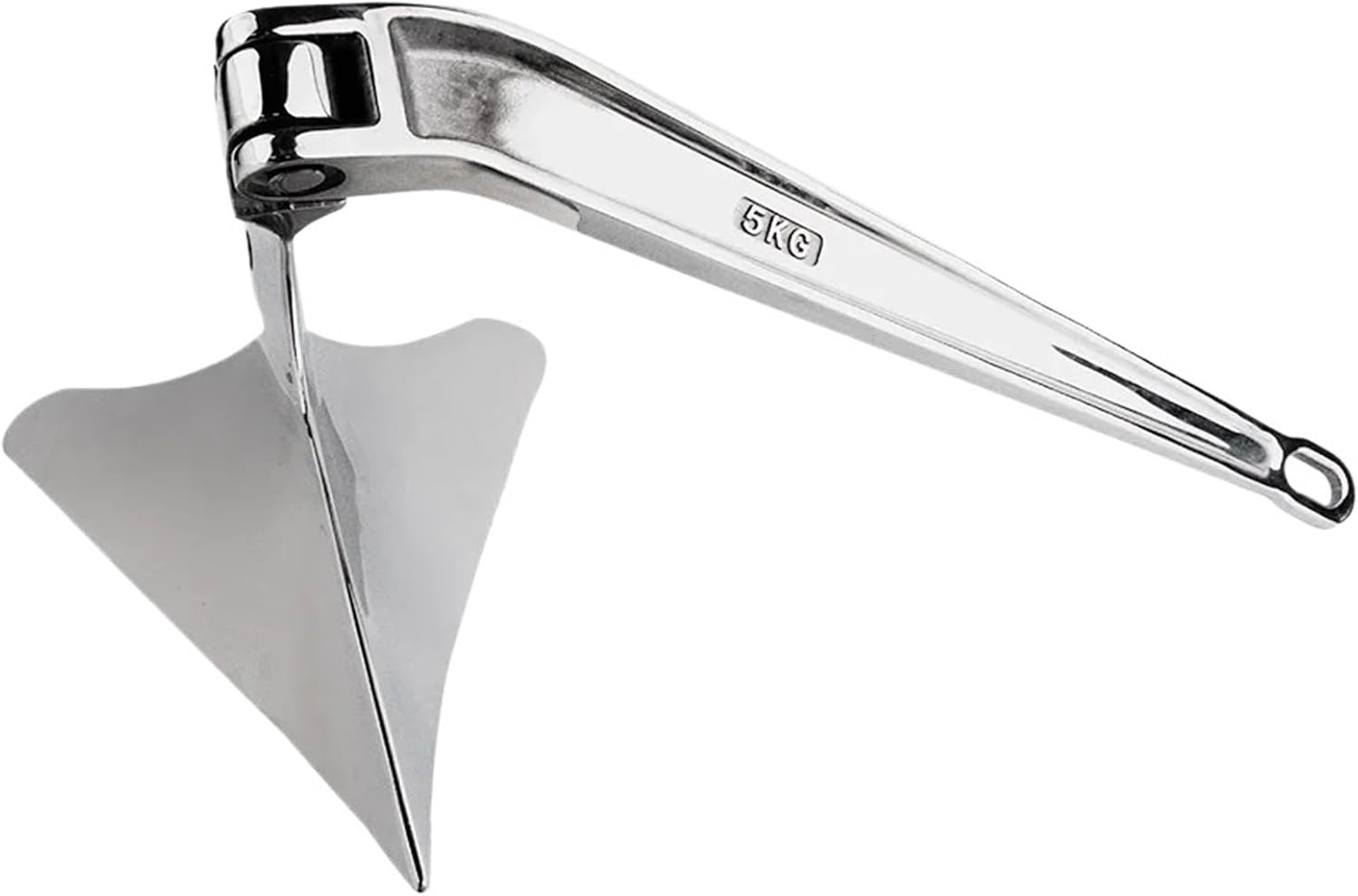 Folding Anchor, Boat Anchor Marine Hardware Accessories High Polished 316 Stainless Steel,for Small Boats Canoe Paddle Boards