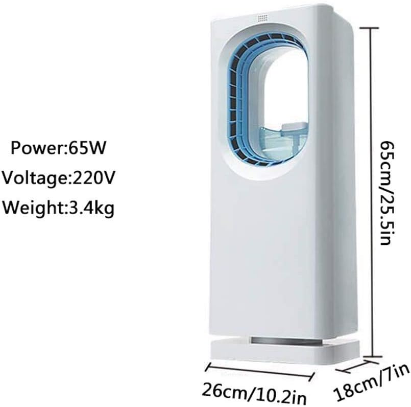 Air Cooler for Home Office Multifunction Mobile Air Conditioner Air Cooler with Water Cooling Quiet Evaporative Cooler Electric Fan with Remote for Home and Office (Color : Size :)