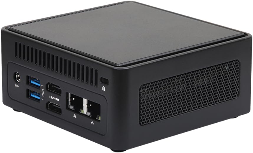 4X4 BOX-AI350 Gaming Mini PC AMD Ryzen AI 7 350, Up to 50 NPU TOPs, RDNA 3.5 GPU, XDNA 2 NPU, Up to 96GB, Up to 8K Quad Display, 8Cores, USB4, Wi-Fi 6E, BT 5.2, HDMI 2.1, Support Copilot+PC, Office