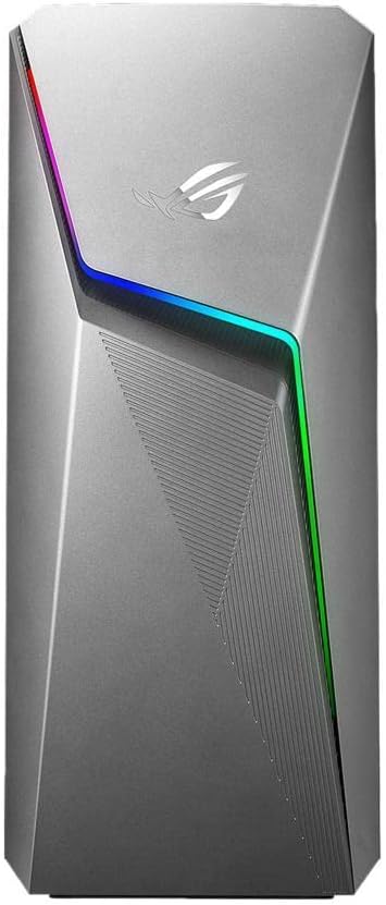 ASUS ROG Strix G10DK Gaming Desktop PC, AMD Ryzen 7 3700X, GeForce GTX 1660 Ti, 16GB DDR4 RAM, 512GB PCIe SSD, Wi-Fi 5, Windows 10 Home, G10DK-AB764