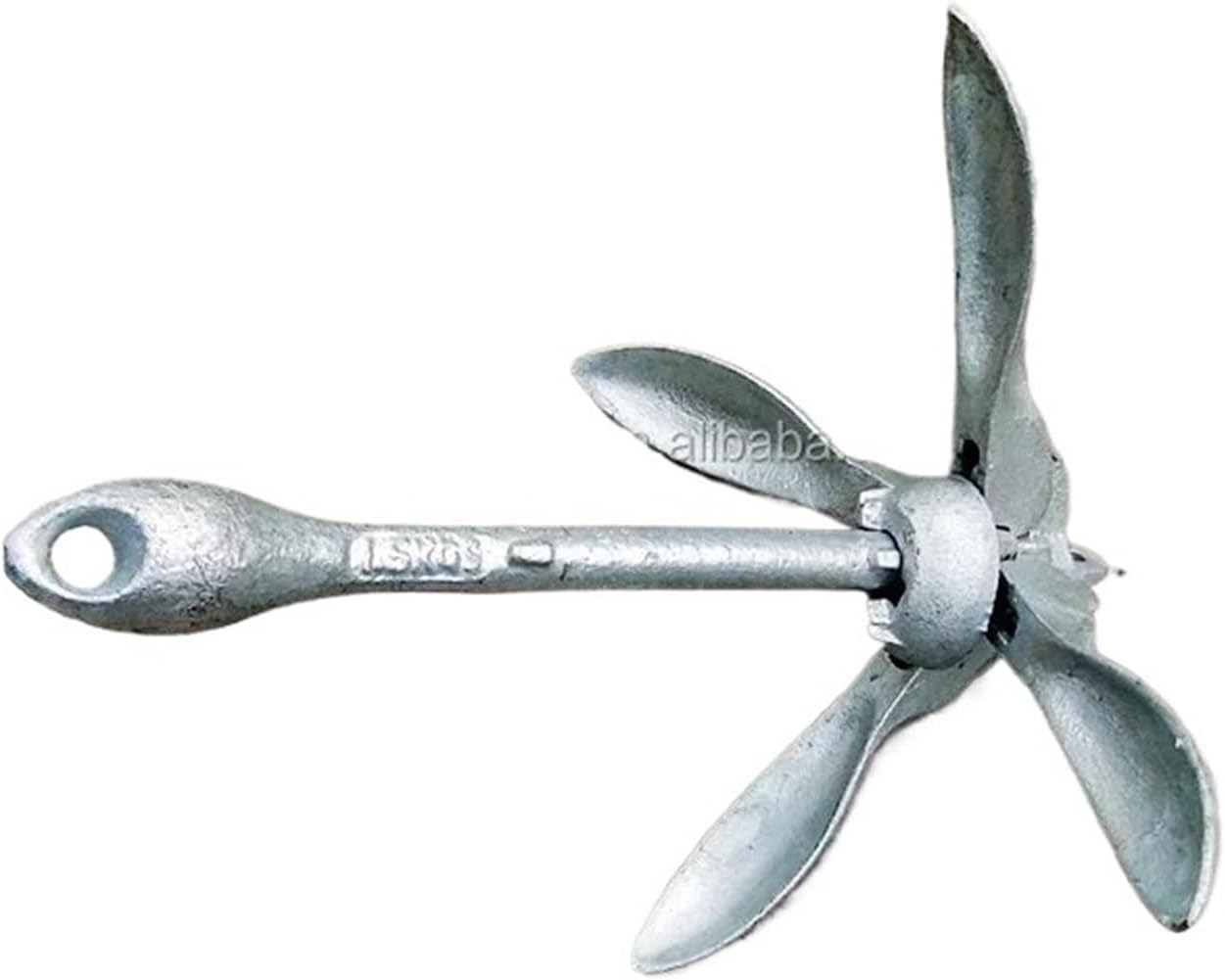 Folding Anchor, Carbon Steel Inflatable Boat Galvanized Folding Anchor,for Small Boats Canoe Paddle Boards