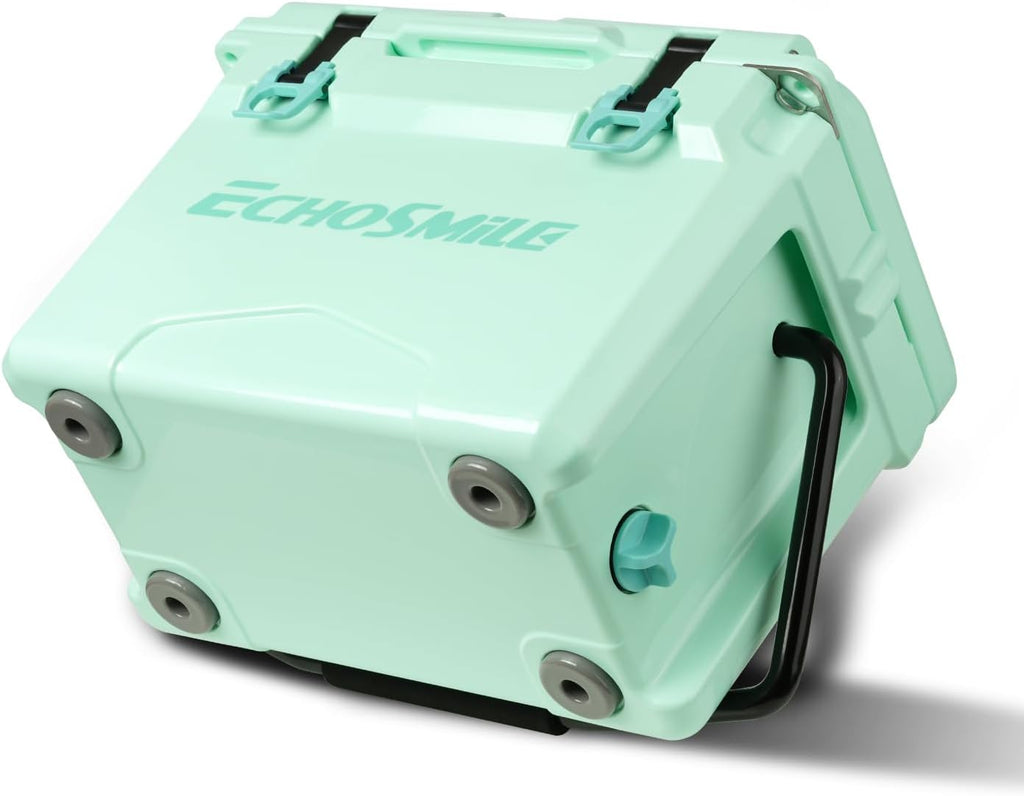 EchoSmile 12/18/25 Quart Rotomolded Cooler, Built to Stand up to The Rigors of The Journey
