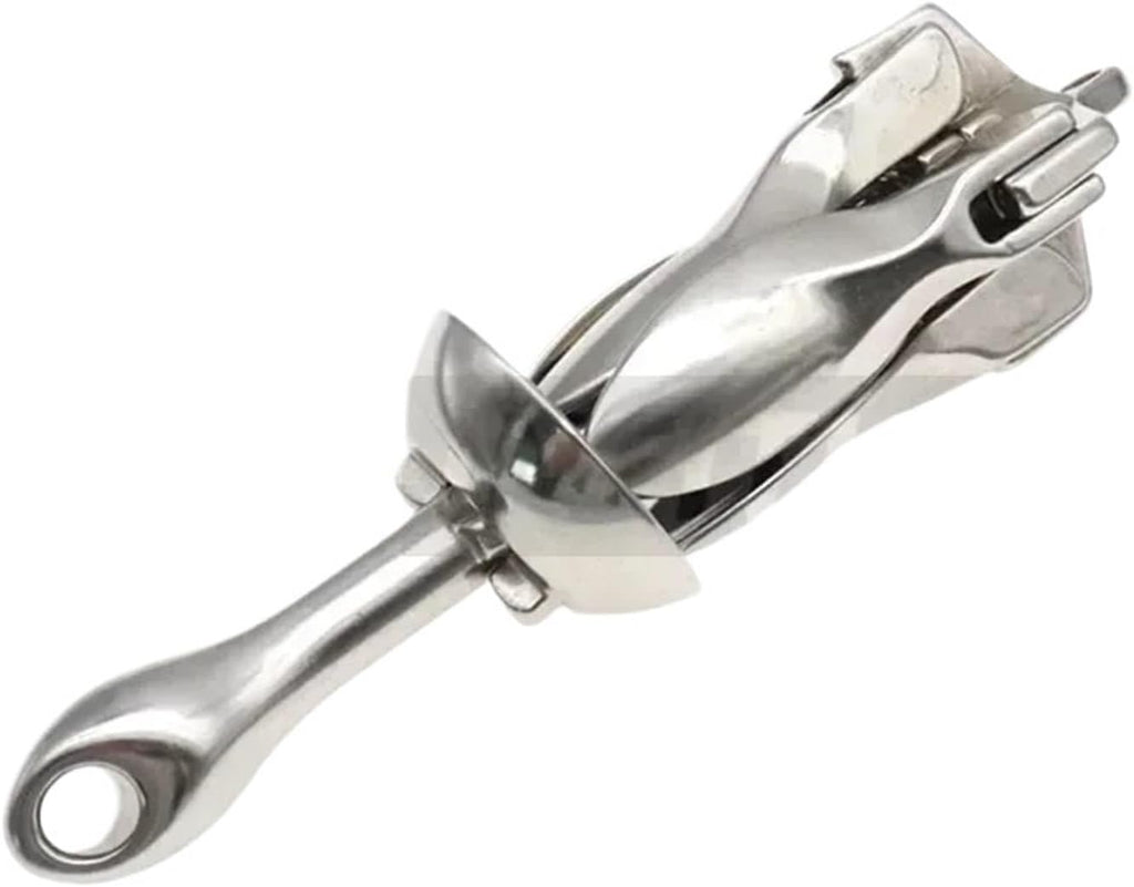 Folding Anchor, 1.5 KG/0.7KG Docking Hardware Boat Folding Grapnel Anchor,for Small Boats Canoe Paddle Boards