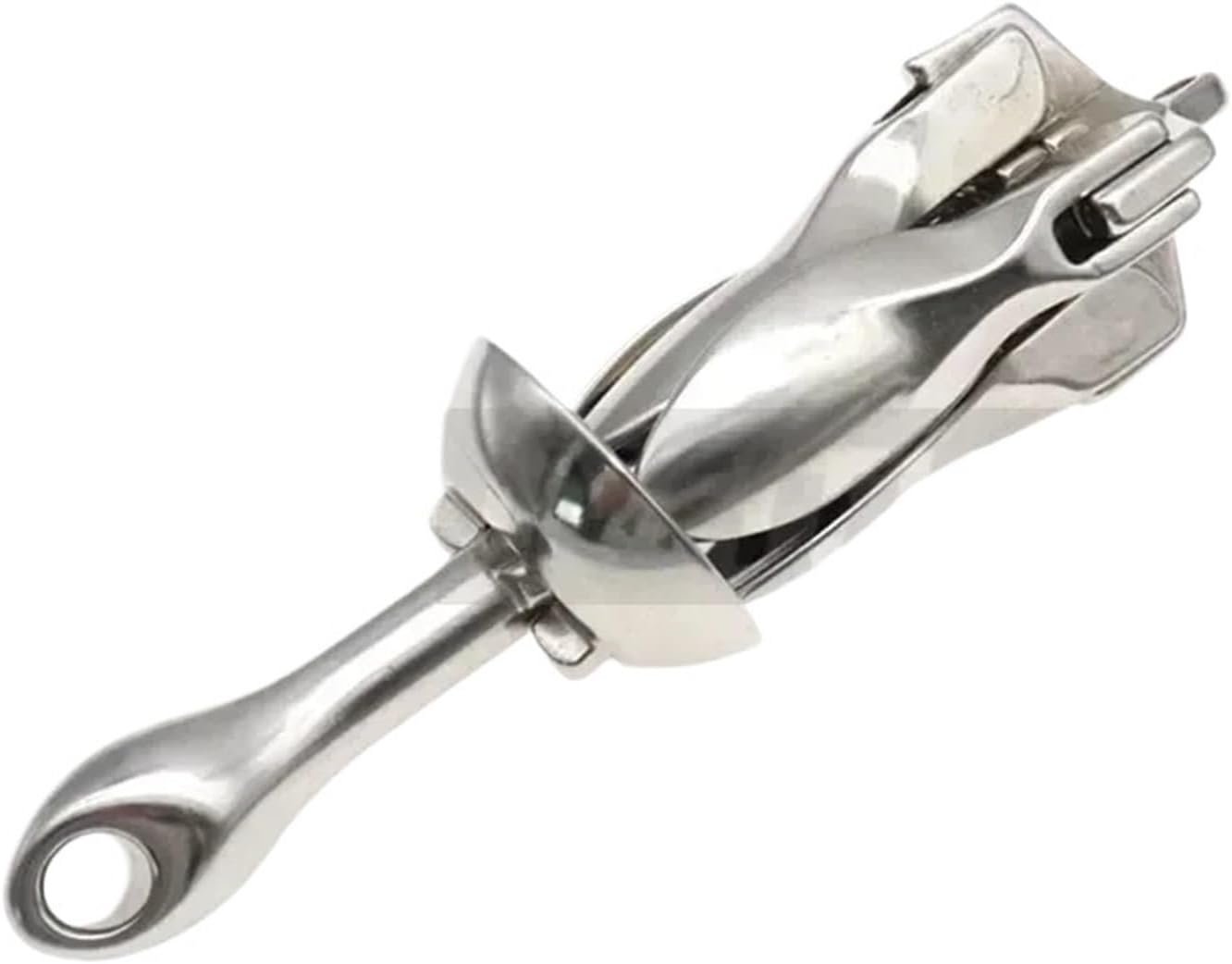 Folding Anchor, 1.5 KG/0.7KG Docking Hardware Boat Folding Grapnel Anchor,for Small Boats Canoe Paddle Boards