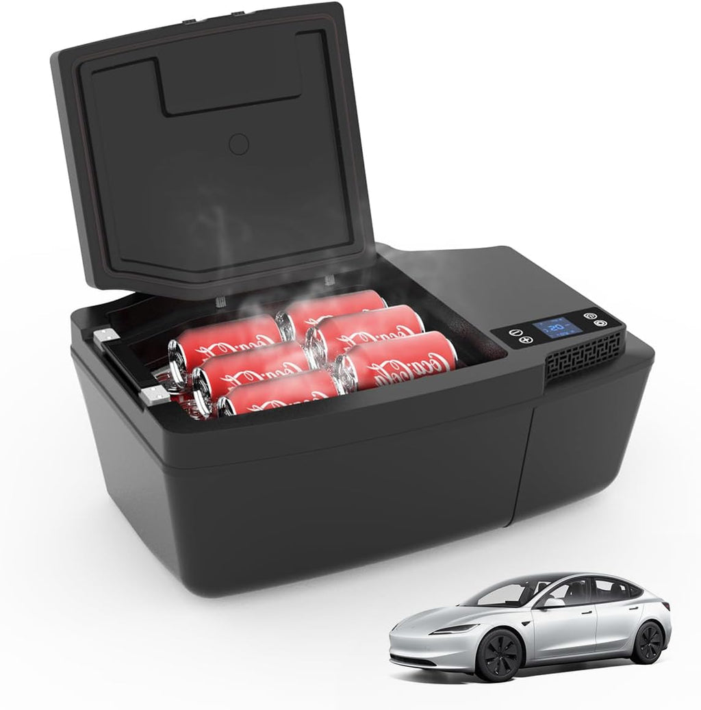 ACOPOWER 12 Volt Car Refrigerator for Tesla Model 3,Tesfridge 21QT Electric Cooler, 12V Fridge APP Control, Portable Freezer Compressor Cooler,-4°F to 68°F,for Outdoor,Travel,Camping, Picnic
