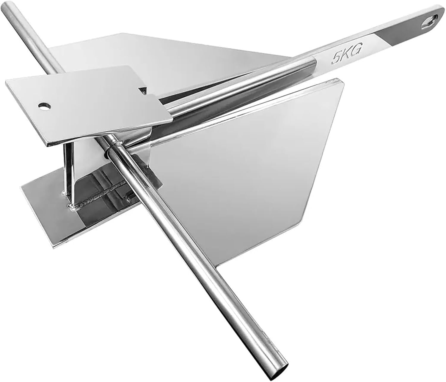 Folding Anchor, Marine Parts Accessories 316 Stainless Steel Boat Anchor,for Small Boats Canoe Paddle Boards