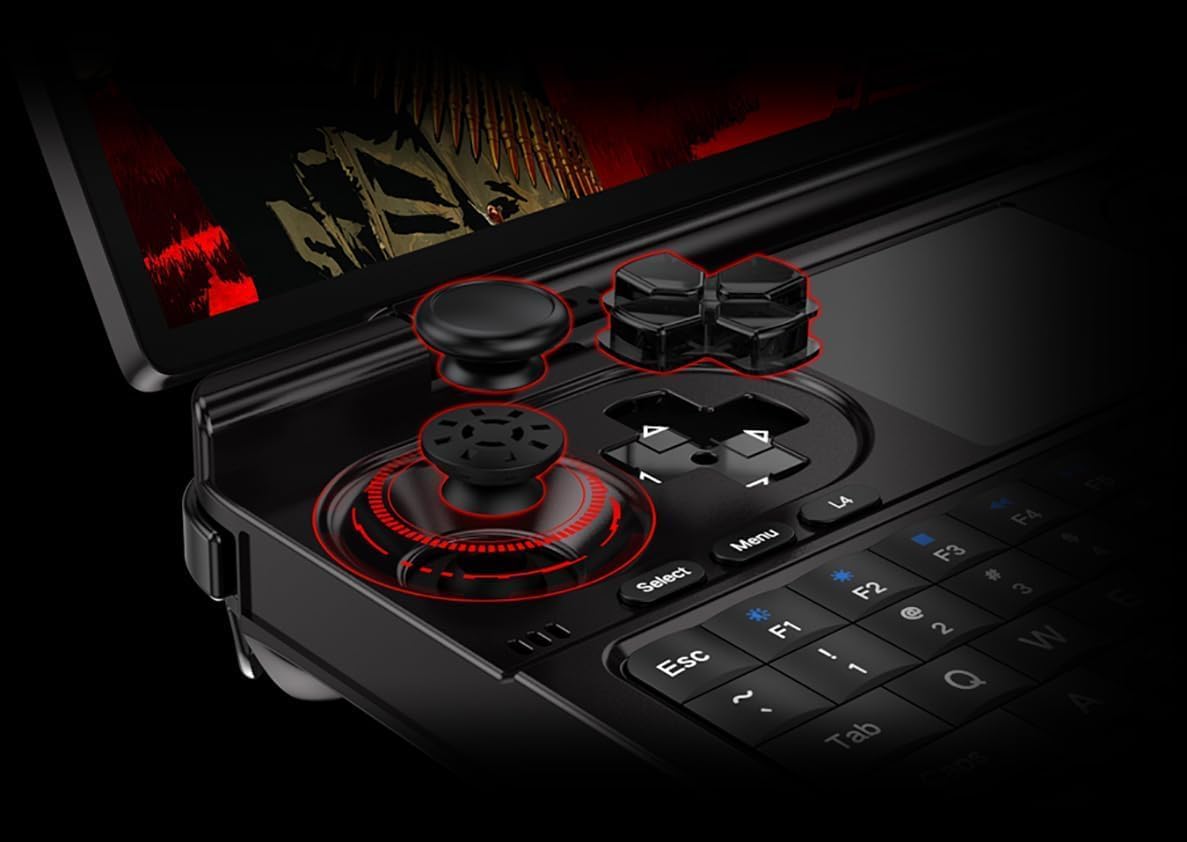 GPD WIN Mini 2025 Handheld Game Console, 7' Touchscreen Gaming PC Mini Laptop Gamepad UMPC Win11 [AMD Ryzen AI 9 HX 370 32GB RAM/2TB M.2 NVMe SSD]