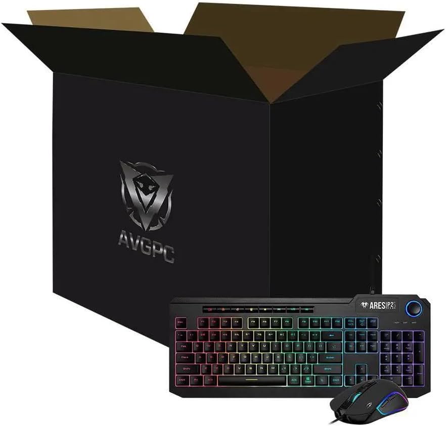 Hellfire Gaming PC AMD Ryzen 5 9600X ; RTX 5070 12GB; 16GB DDR5 RAM; 1 TB NVME M.2 SSD; 360mm AIO Liquid Cooler; ARGB Fans; WiFi/AC ; Dual Chamber Case; Windows 11 Home (96X 16GB | 5070)