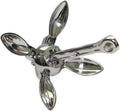 Folding Anchor, 316 Marine Bot Anchor Folding Stainless Steel Boat Parts,for Small Boats Canoe Paddle Boards