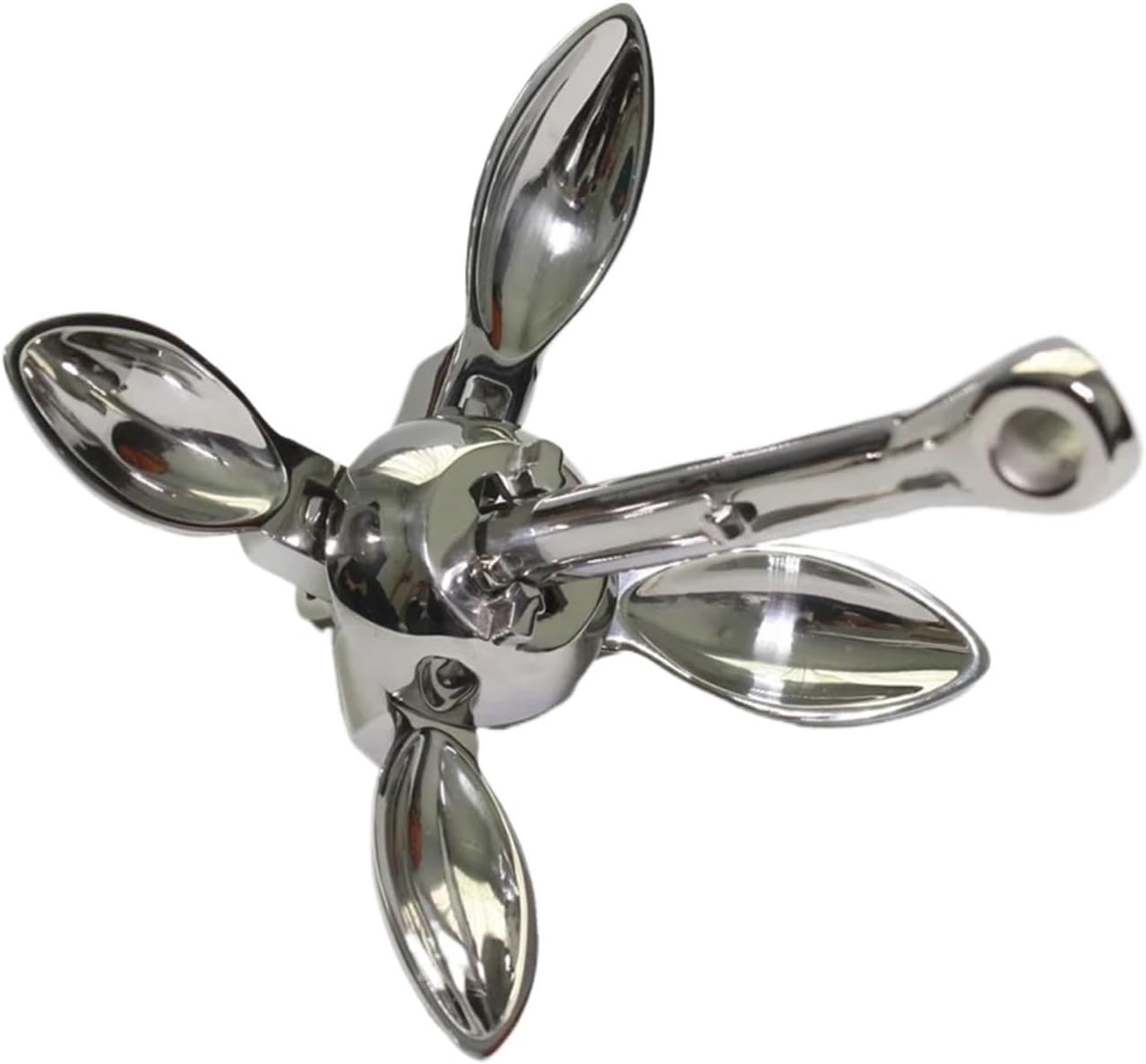 Folding Anchor, 316 Marine Bot Anchor Folding Stainless Steel Boat Parts,for Small Boats Canoe Paddle Boards