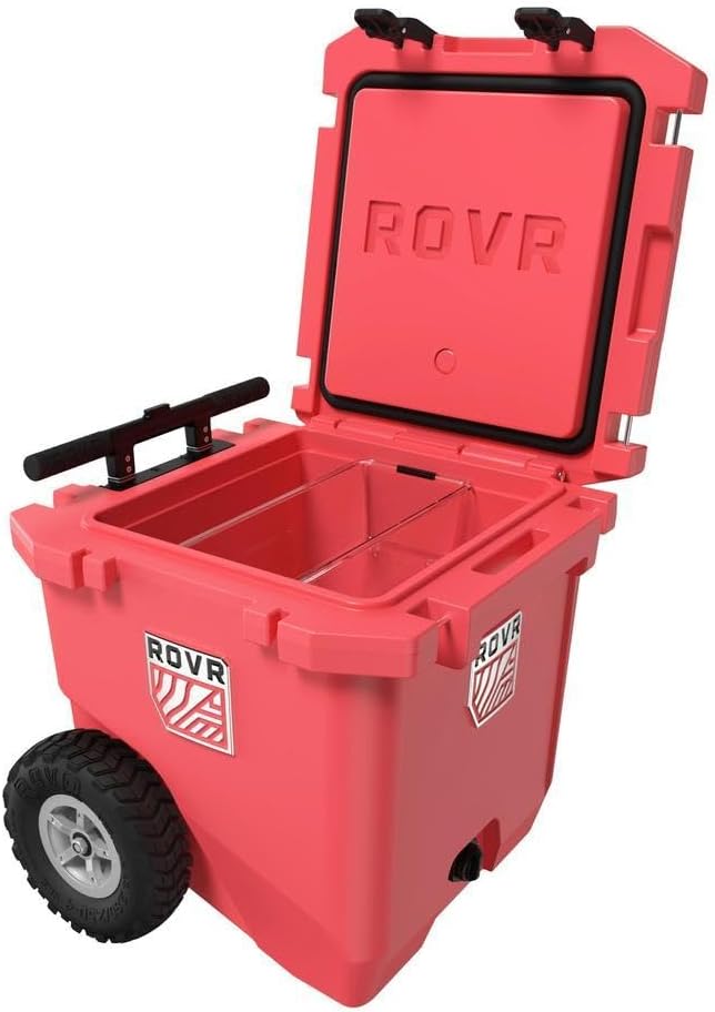 RovR Hard Cooler – Heavy Duty Insulated Cooler Box for Camping, Beach, Travel, Tailgating, Fishing, and Parties – Rugged Portable Cooler for Long Ice Retention