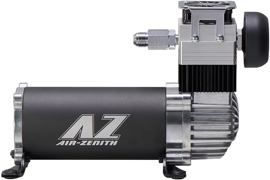 Black & Silver 200 PSI Air Zenith OB3 Air Compressor | 4.5 CFM | 12-Volt | 100% Duty Cycle