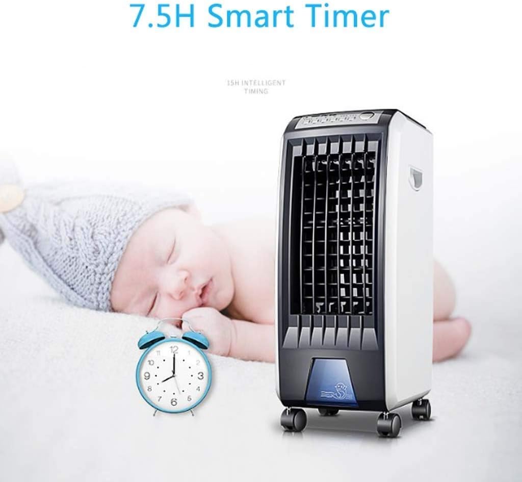 Air Cooler for Home Office Evaporative Coolers 27″Evaporative Cooler Portable Bladeless Air Cooler Electric Fan Humidifier with Remote Control 3 Modes Air Conditioner for Home Office