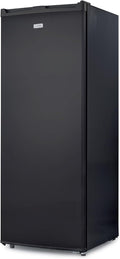 Commercial Cool Upright Freezer, Stand Up Freezer 6 Cu Ft with Reversible Door, Black