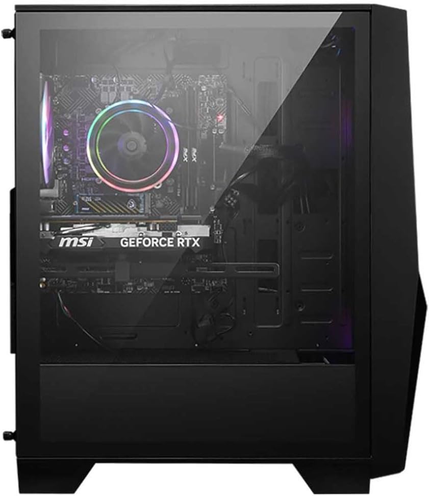 MSI Codex R2 14th Codex R2 C14NVL5-473US Gaming Desktop Computer - Intel Core i5 14th Gen i5-14400F - 16 GB - 1 TB PCI Express NVMe 4.0 SSD - Black - Intel H610 Chip - Windows 11 Home - NVIDIA GeForce