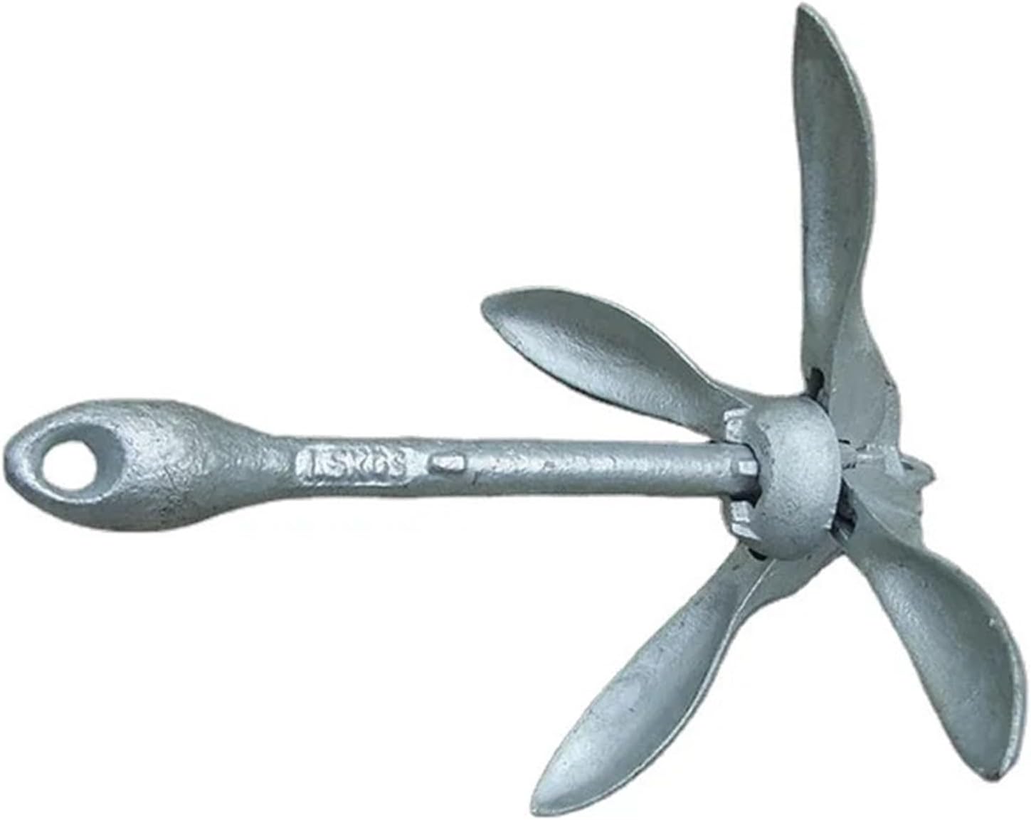 Folding Anchor, Carbon Steel Inflatable Boat Galvanized Folding Anchor,for Small Boats Canoe Paddle Boards