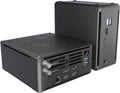 Mini PC Computer，Intel Xeon E-2176M (Up to 4.4GHz)，16GB DDR4 RAM, 512GB PCIe SSD, Mini Computer Supports 4K Dual Screen Display/WiFi6/BT5.2/Dual Gigabit LAN/VESA