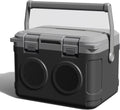 Camp Cooler with Bluetooth Speaker 22 Quart，48 Hours Ice Retention, Portable Handle, Outdoor Camping Cooler for BBQs, Beach, Hiking