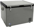 Whynter 85 Qt. Portable Refrigerator / Portable Freezer for Travel - Chest Freezer / Fridge for Car, Camping, RVs & More, -8°F to 50°F Temperature Range, AC 110V/ DC 12V, FM-85G, Gray