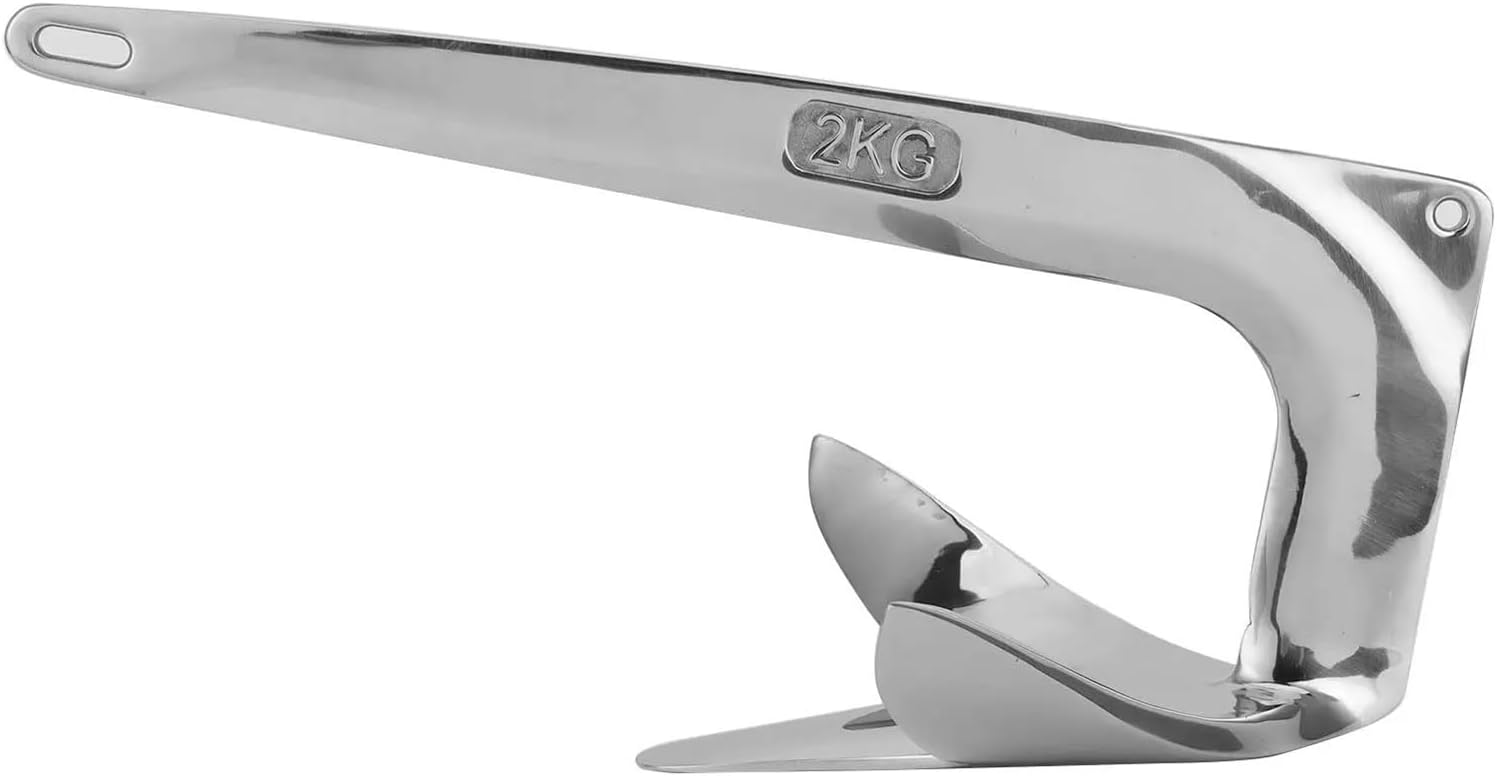 Folding Anchor, Stainless Steel Claw Boat Anchor Marine Accessories,for Small Boats Canoe Paddle Boards