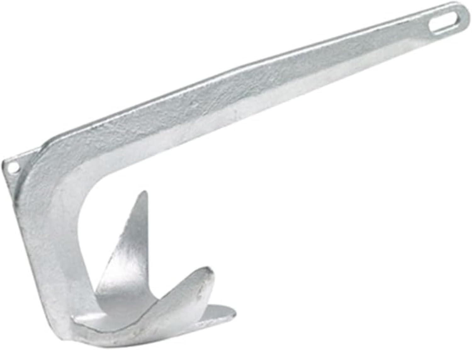 MarineNow Hot-Dipped Galvanized Steel Bruce/Claw Style Boat Anchor | High-Holding Power | Durable One-Piece Design | Corrosion Resistant | 1 kg to 50 kg (2.2 lb to 110 lb)