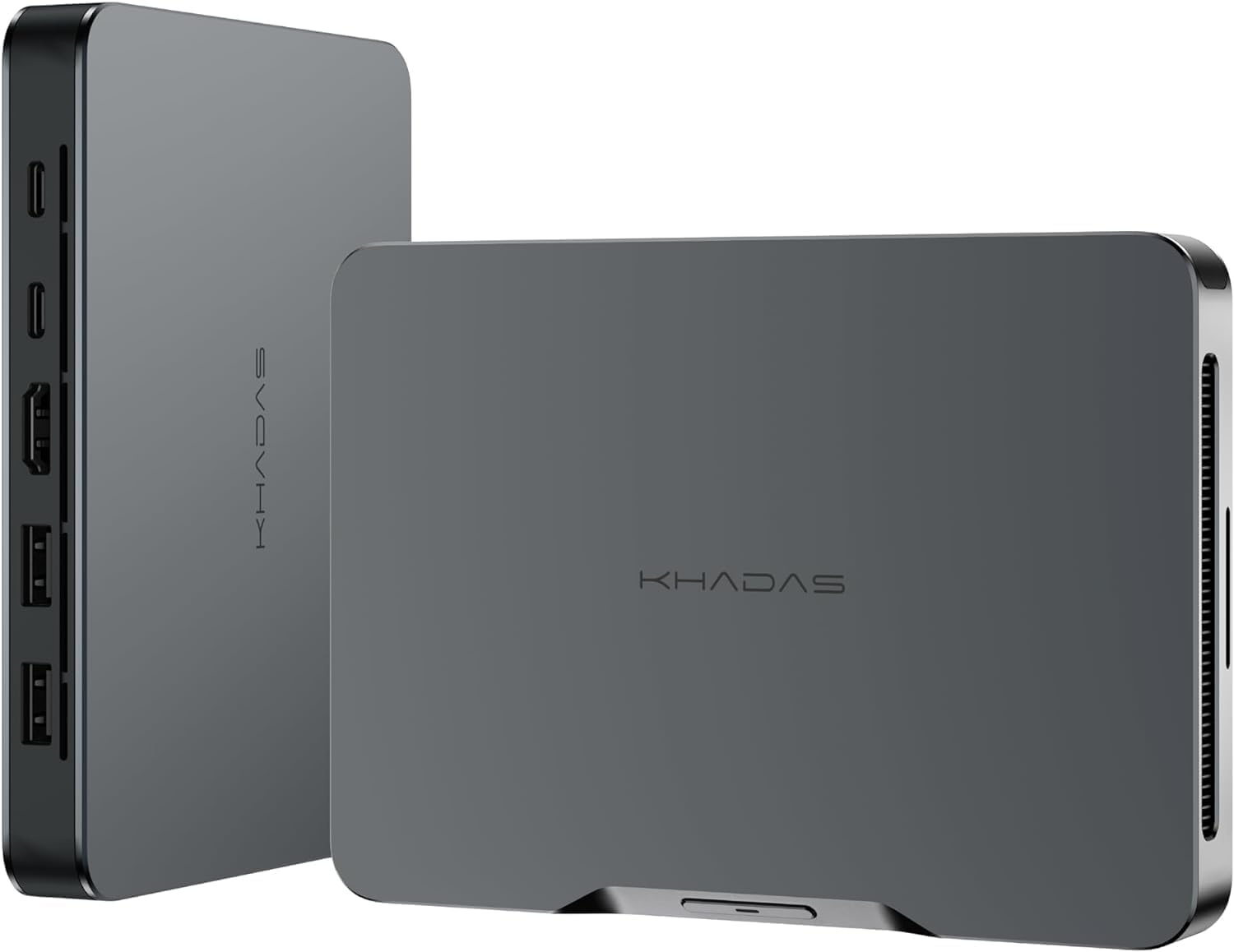 Khadas Mind 1 Mini PC, Intel Core i5-1340P 4.6GHz Micro Desktop Computer with 5.55Wh Standby Battery, 16GB LPDDR5, 512GB PCIe 4.0 SSD, BT5.3, WiFi 6E, Portable Computer for Business Home Office Gaming