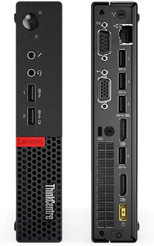 Lenovo ThinkCentre M910q Tiny Desktop Computer Windows 11 Pro - Intel Core i5-6500T 2.5GHz, 8GB RAM, 256GB SSD, USB 3.0, DisplayPort, WiFi, BT Mini PC Win 11 (Renewed)