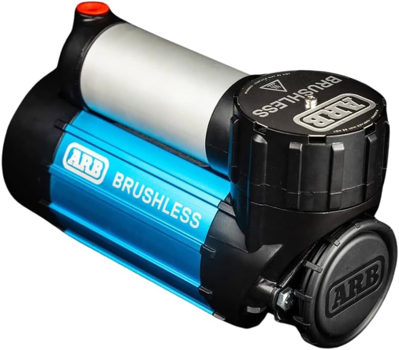 ARB CKBLA12 12V Brushless Air Compressor Premium On Board Motor boasts 1.5X in output. Ideal for faster tire inflating time and 4x4 off road adventures - 2025 Launched.