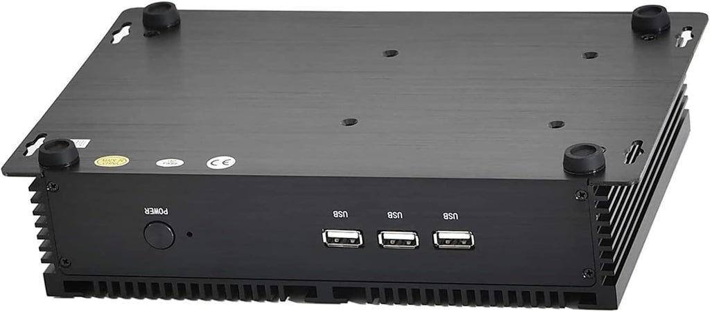 KINGDEL Fanless Mini PC, 4 Cores i5-8250U 8th Gen. CPU, 32GB DDR4 RAM 1TB SSD, 4K (4096x2304), 2xCOM RS232, 4xUSB 3.0, HD VGA for Business/Office/Home Use