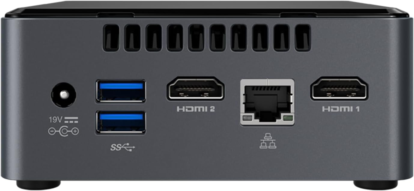 ASUS Intel NUC KIT Business Mini Desktop, 16GB DDR4 RAM, 512GB SSD, Intel Celeron Processor, Wi-Fi Ready, Bluetooth, RJ45, Dual HDMI, 4K UHD, SD Card Reader, USB 3.0, Windows 11 Pro