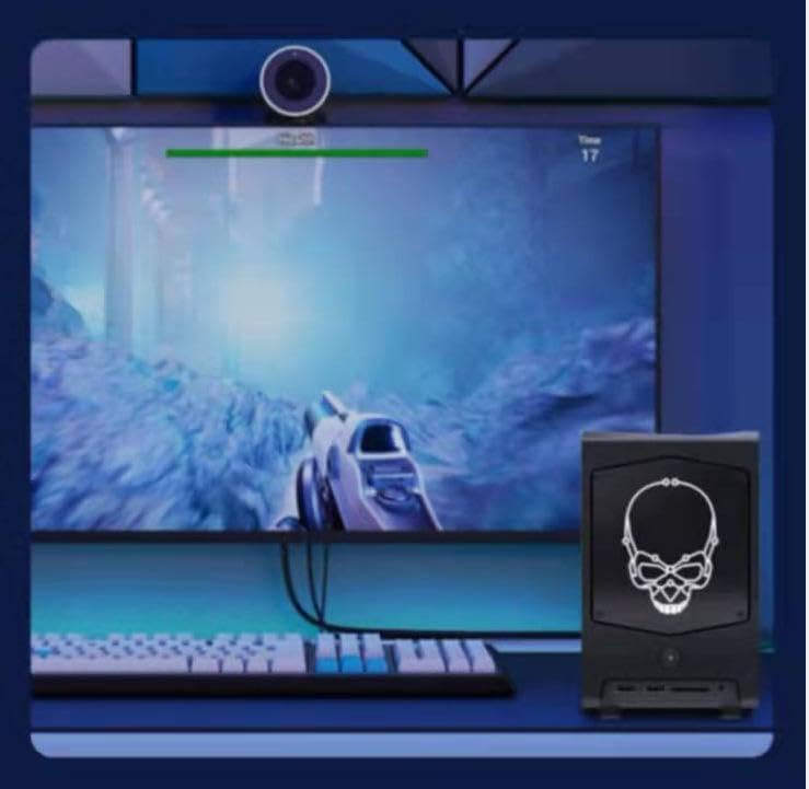 Intel NUC 11 Extreme Kit NUC11BTMi7 Home & Business Mini Gaming PC Desktop Core i7, 8-Core, 32GB RAM 1TB SSD,UHD, WiFi, Bluetooth, HDMI, USB 3.1, SD Card, Black, Win 11 Pro