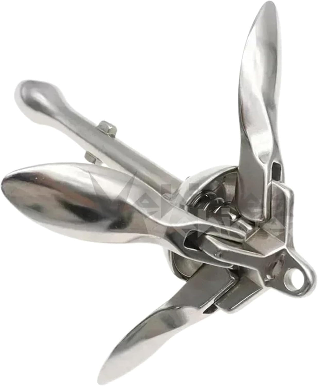Folding Anchor, 1.5KG Folding Anchor Grapnel Boat for Small Craft and Dinghies Collapsible,for Small Boats Canoe Paddle Boards