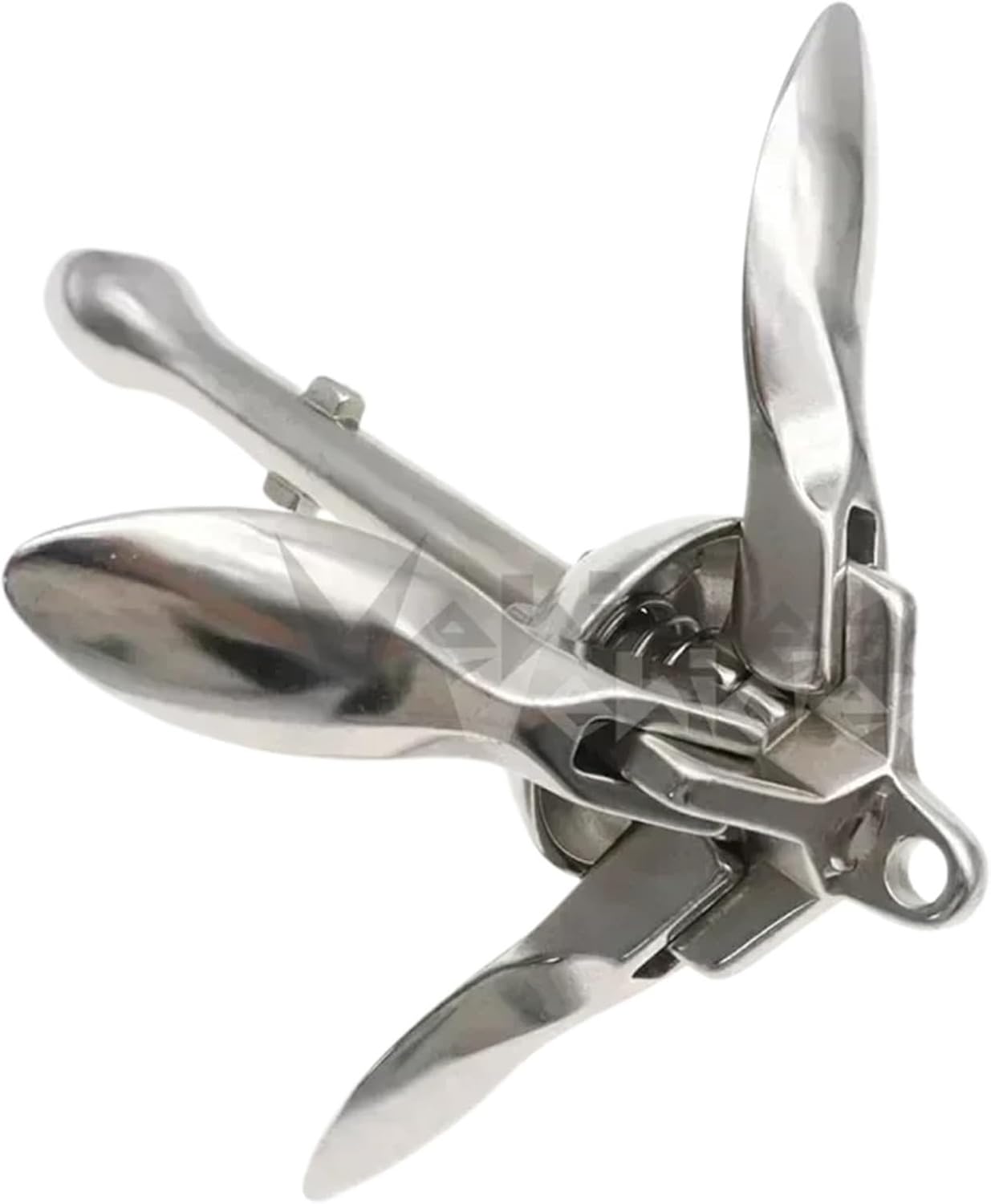 Folding Anchor, 1.5KG Folding Anchor Grapnel Boat for Small Craft and Dinghies Collapsible,for Small Boats Canoe Paddle Boards